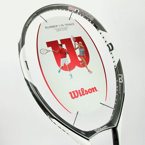윌슨 테니스라켓 엔코드 엔쓰리(N-CODE N3) 그레이 (113sq/252g/16x19)