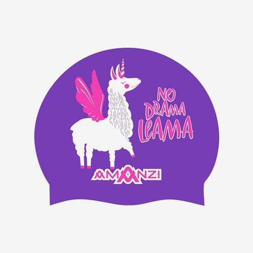 아만지 수모 노 드라마 라마 (No Drama Llama) 실리콘 캡 AM01175