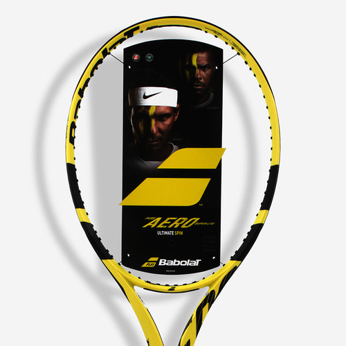 바볼랏 테니스라켓 2019 퓨어 에어로 슈퍼라이트 (100sq/255g/16X19) 나달 사용모델 초경량버전