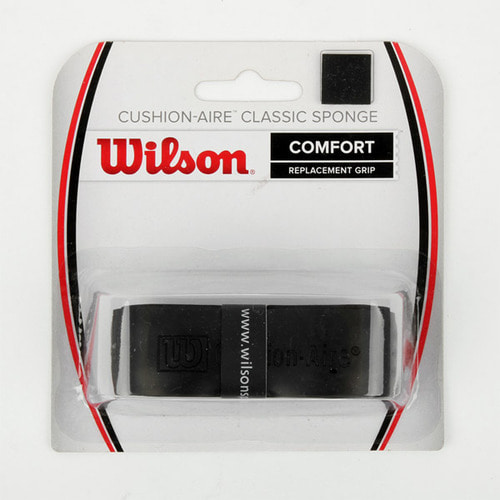 (wilson) 윌슨 테니스 그립 클래식 스폰지(Classic Sponge) WRZ4205BK - 리플레이스먼트 그립