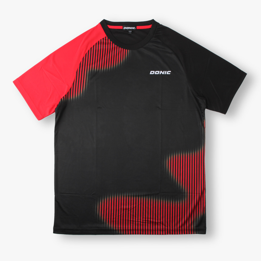도닉 탁구상의 피크 (블랙X레드) / 탁구유니폼 티셔츠
