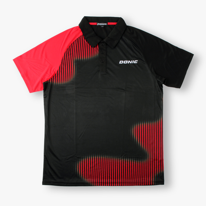 도닉 탁구상의 칼리버 (블랙X레드) 카라넥 / 탁구유니폼 티셔츠